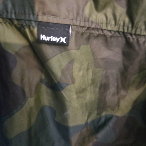 Hurley Men's Camouflage Hooded Jacket Size Small - Picture 3 of 4